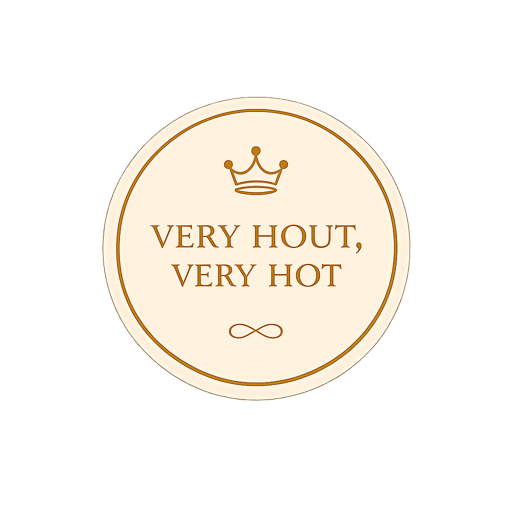 Very Hout, Very Hot — badge